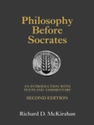 cover image of Philosophy Before Socrates